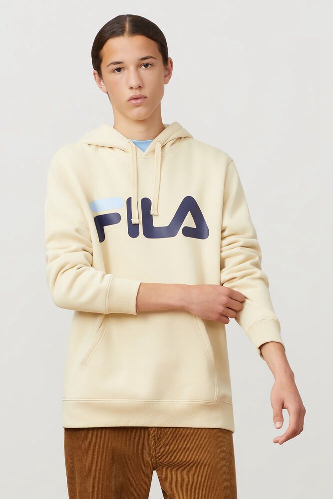 Fila Hoodie Flori Mens Beige - India KDN-976032